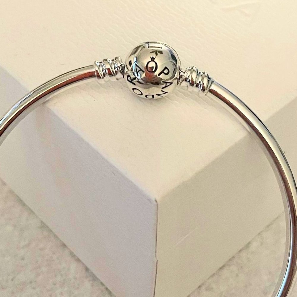 Pandora Silver Heart Pave Charm Bracelet - Picture 2 of 3